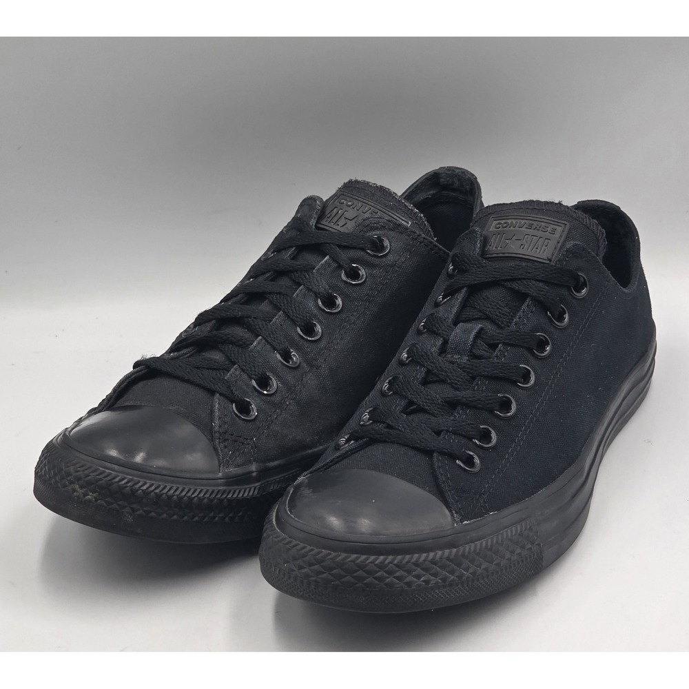 Converse Chuck Taylor All Star Low Triple Black M5039 Men's 9 Women's 11